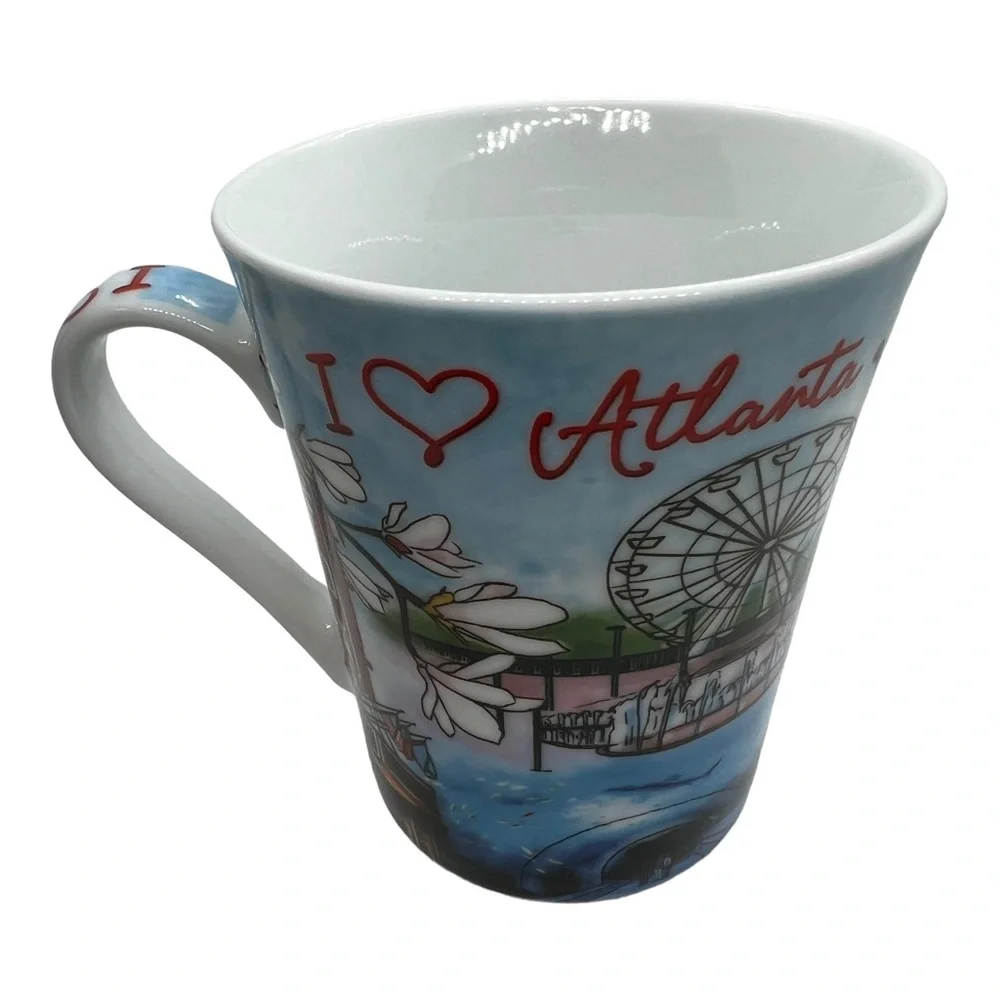 I Love Atlanta Souvenir Coffee Mug Cup the Postcard Company 10 Ounces